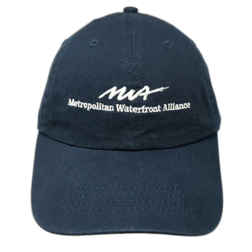 KC Caps Metropolitan Waterfront Alliance MWA Blue Baseball Cap One Size Hat